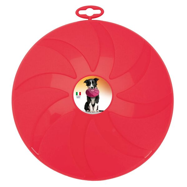 Летающий диск красный