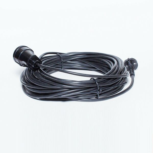 Удлинитель РЕАЛЬНАЯ ЭЛЕКТРИКА У-20, силовой, без катушки, 1 гнездо, без заземления, 20м