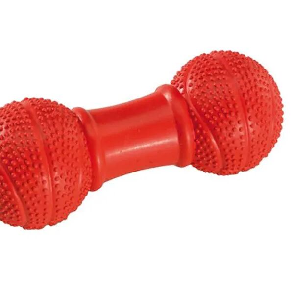 Игрушка для собак Гантель резиновая с баскетбольными мячами