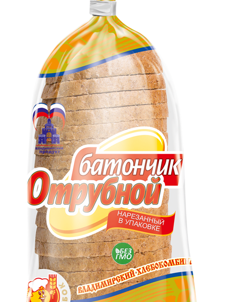 Батончик Золотой колобок Отрубной нарезка