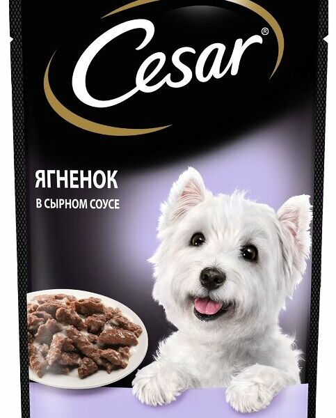 Корм для взрослых собак Cesar Ягнёнок в сырном соусе
