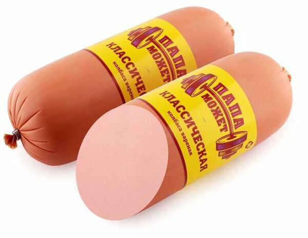 Колбаса вареная Папа Может! Классическая вес 0,2-0,4 кг