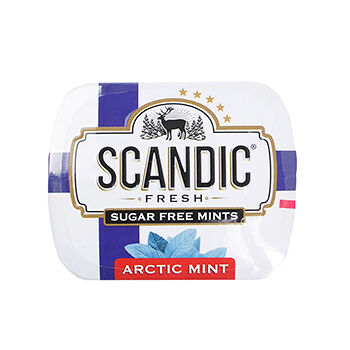 Драже освежающие Scandic Arctic Mint (Арктическая мята) без сахара 14г