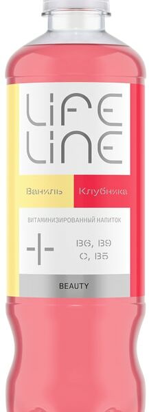 Напиток Lifeline Beauty Клубника-Ваниль витаминизированный негазированный 500мл