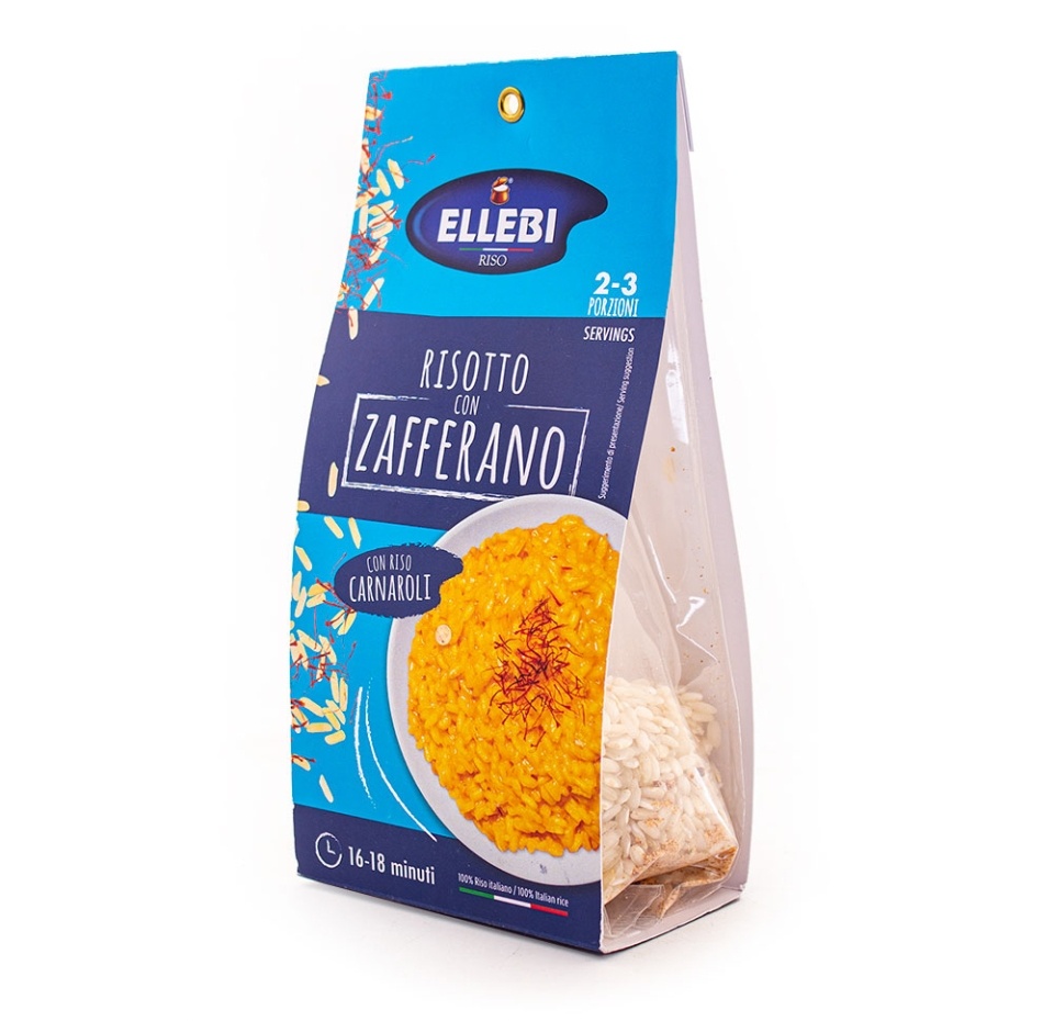 

Ризотто ELLEBI с шафраном и рисом Карнароли