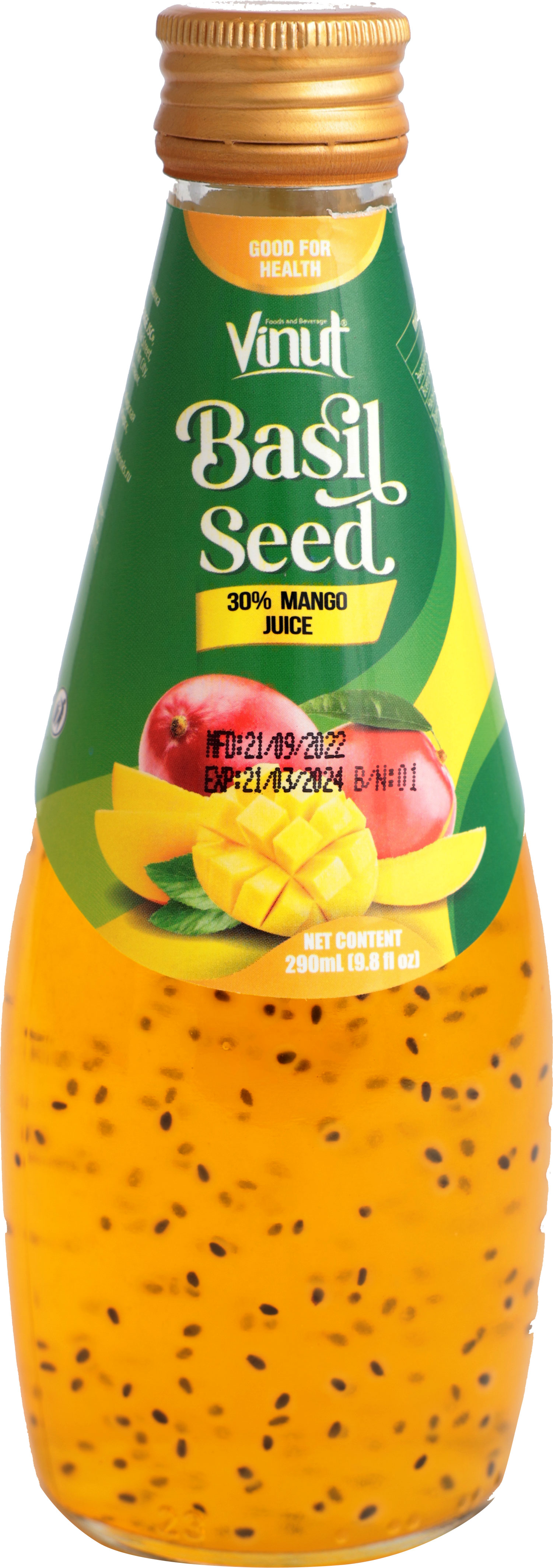 

Напиток сокосодержащий Basil Seed Манго с семенами Базилика