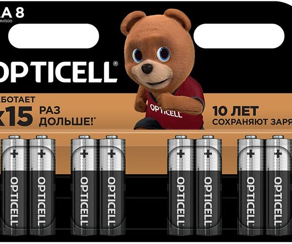 Батарейки Opticell AA 8шт