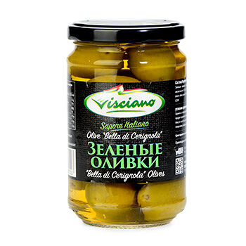 Оливки зелуные «Белла Чериньола», Visciano