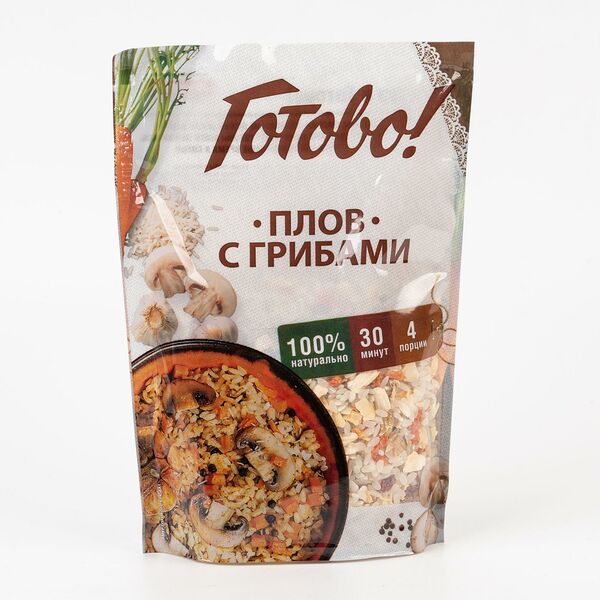 Плов с грибами