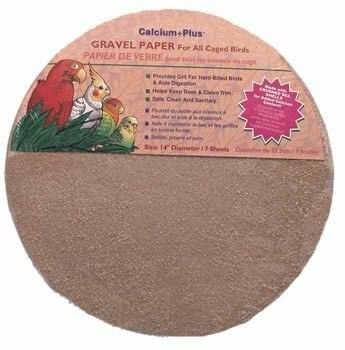 PENN-PLAX Песочное дно для клеток GRAVEL PAPER 7шт. в уп. круглое 36см