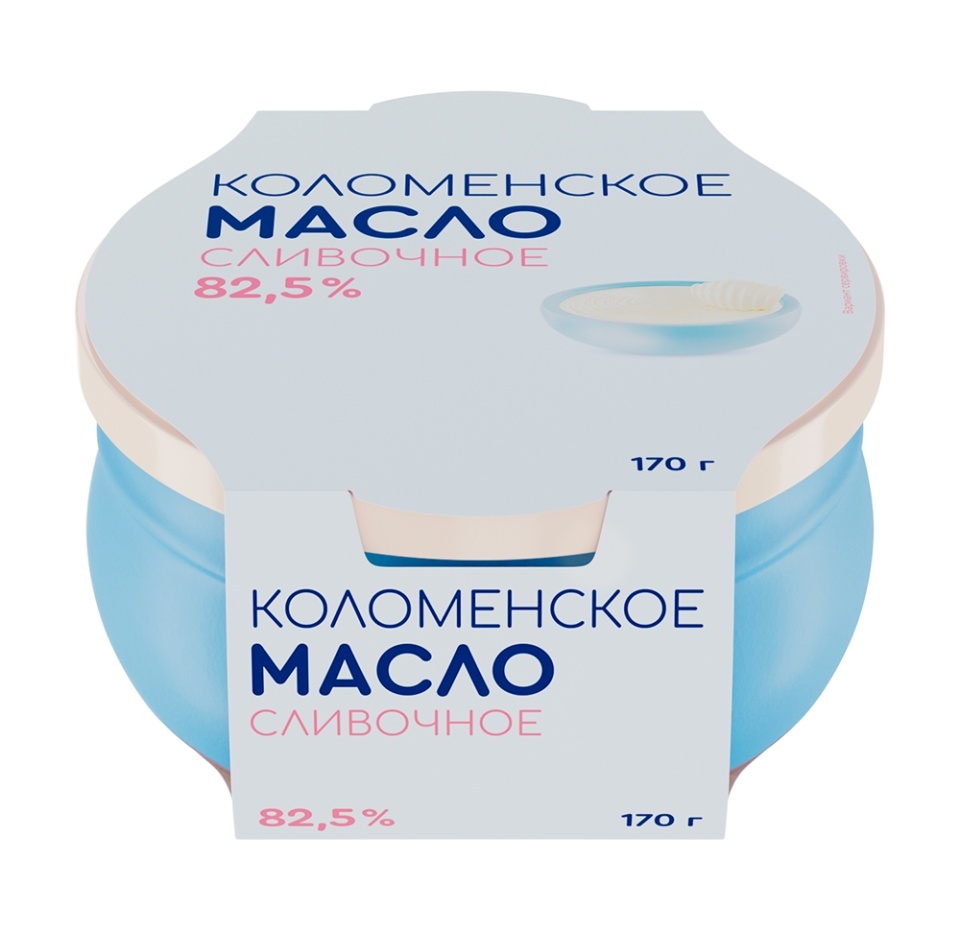 

Масло сливочное Коломенское несоленое 82,5%, 170 г