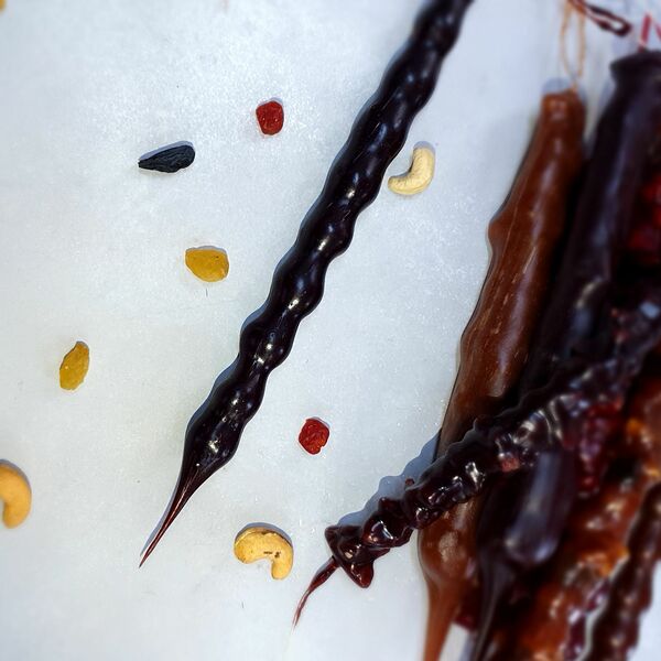 Чурчхела черный виноград с фундуком (Грузия),100гр