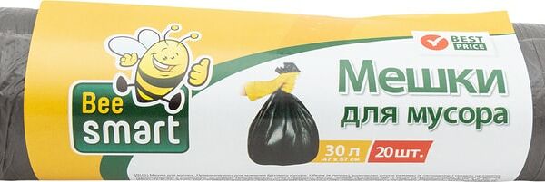 Мешки для мусора Bee Smart 30л 20шт