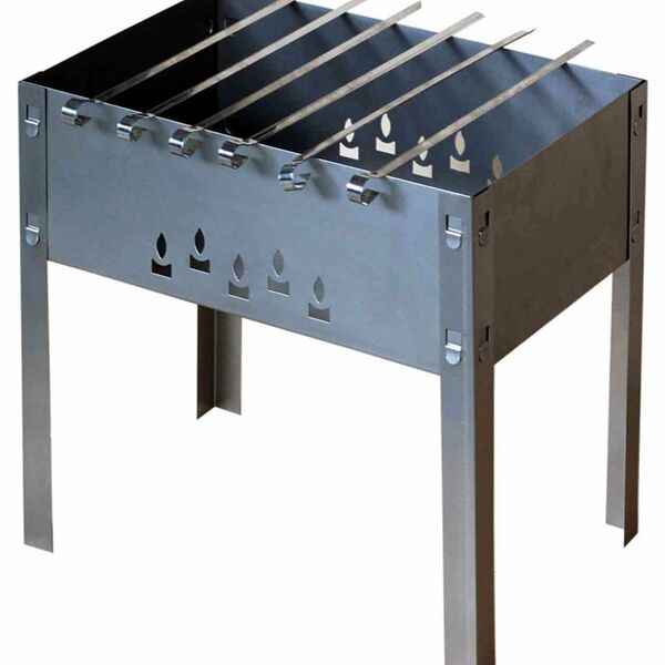 Мангал Grillkoff Тайга 6 шампуров, 40×40×26 мм