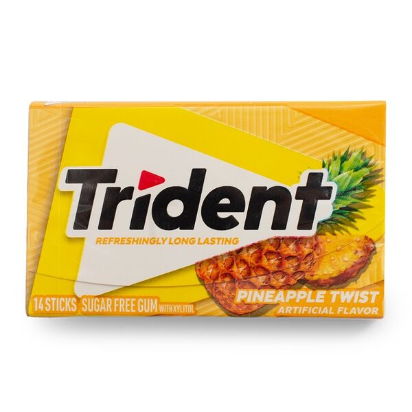 Жевательная резинка Trident Pineapple Twist ананас, США