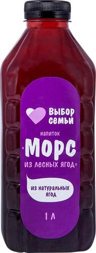Морс ВЫБОР СЕМЬИ Лесная ягода, 1л