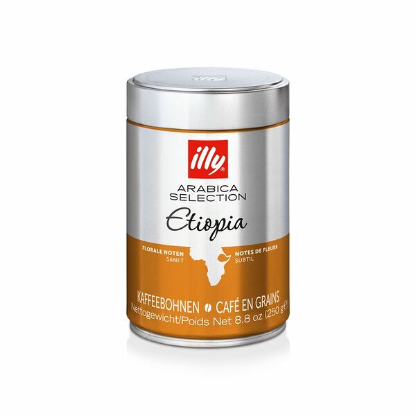 Кофе Illy Arabica Selection Etiopia в зёрнах средней обжарки, 250г