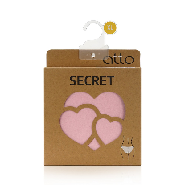 Женские трусы - слипы Atto Secret , Розовый , XL