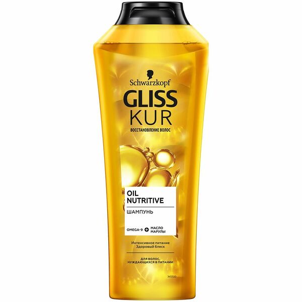 Шампунь Gliss Kur Oil Nutritive, 400мл