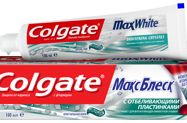 Зубная паста Colgate МаксБлеск с отбеливающими пластинками