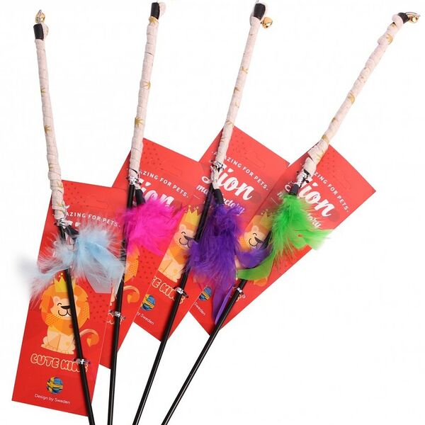 Lion дразнилка-удочка 