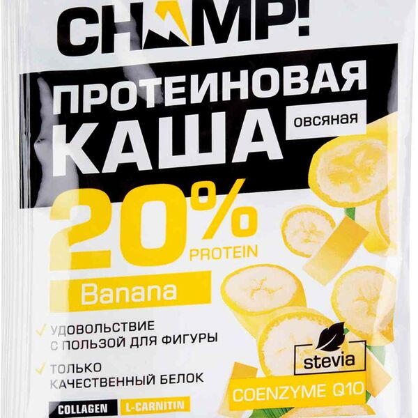 Каша овсяная протеиновая Champ! 20% Protein Banana