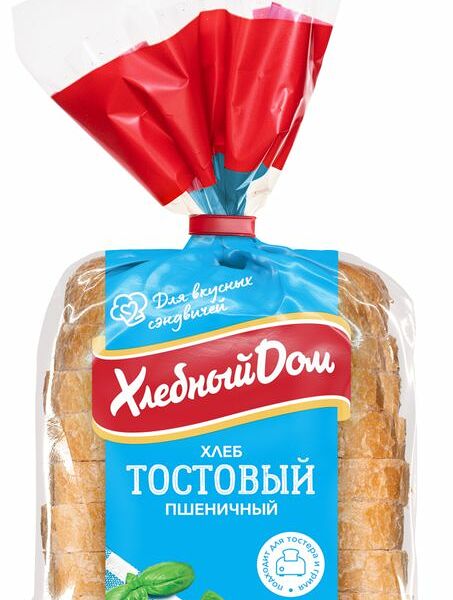 Хлеб Хлебный Дом тостовый пшеничный 350г