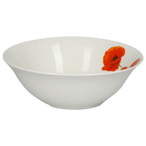 Тарелка суповая Lavenir Маков цвет 20.5 см фарфор