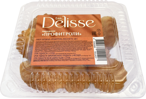 

Пирожное Delisse Профитроли 180 г