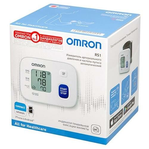 Тонометр Omron Rs1 автоматический на запястье