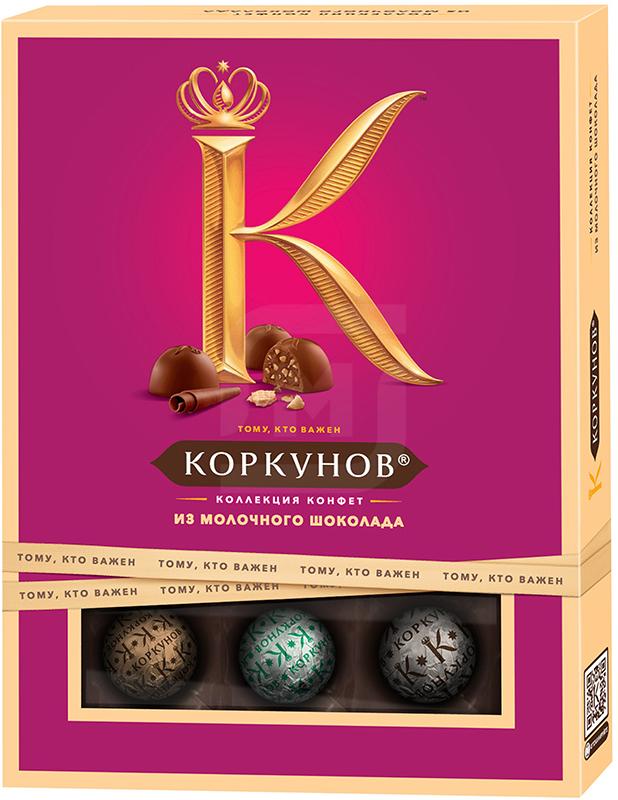 

Набор конфет Коркунов Ассорти из молочного шоколада