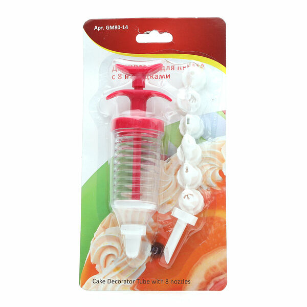 Декоратор для крема с 8 насадками TM МультиДом