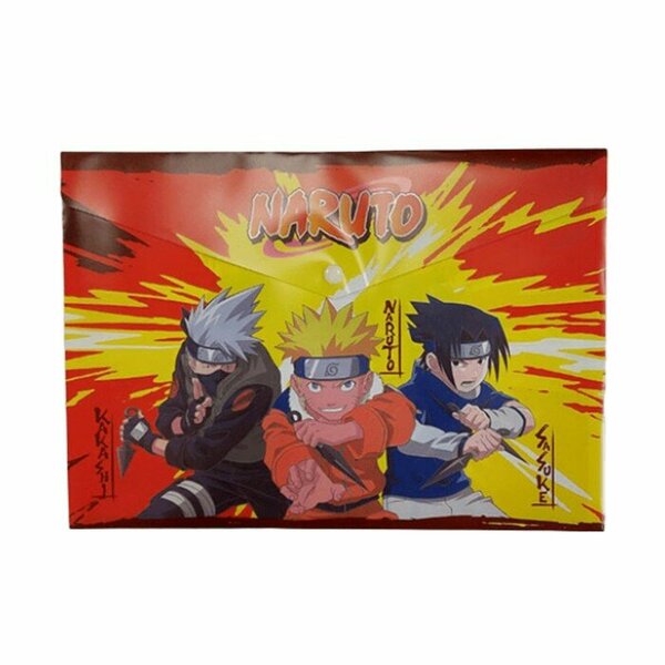 

Папка для тетрадей NARUTO А4, на кнопке