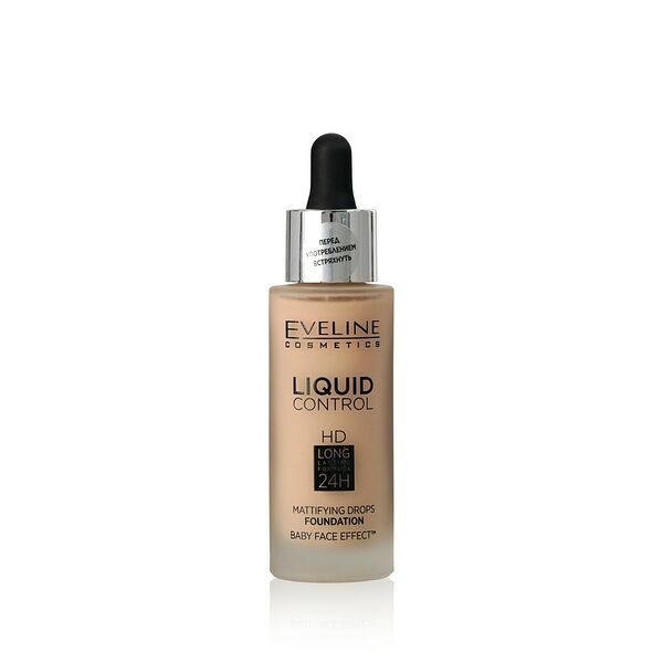 Тональный крем для лица Eveline Liquid control 020 Rose Beige 32мл