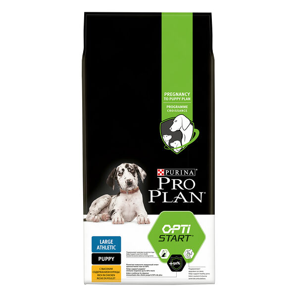 Pro Plan Large Puppy Athletic для щенков крупных пород атлетического телосложения Курица