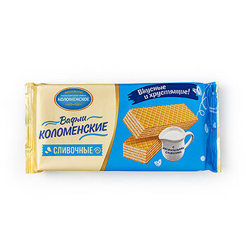 Вафли Коломенское Сливочные, 200 г