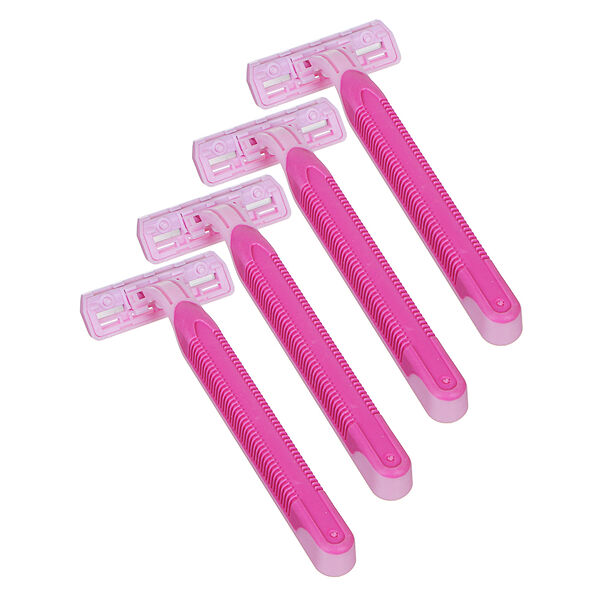 Proway станки для бритья женские с тройным лезвием, силикон, пластик, 4шт