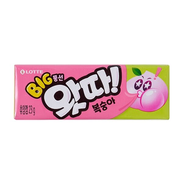 Жевательная резинка Lotte Whatta Big Bubble Gum персик