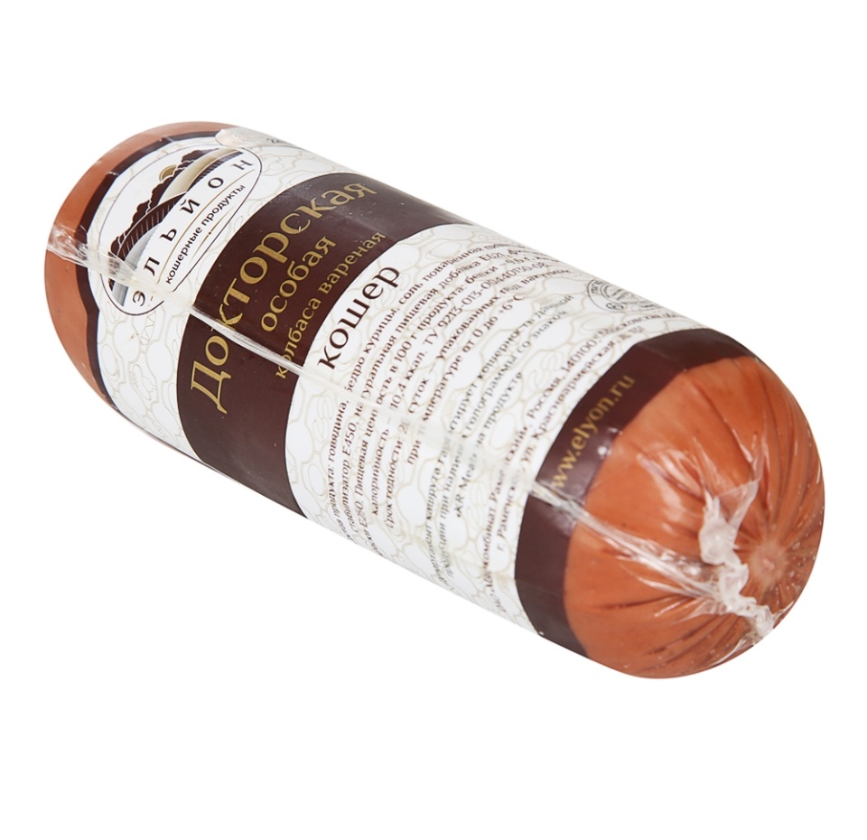 

Колбаса вареная Эльйон Докторская особая Кошерная Россия