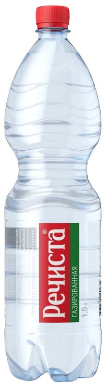

Вода минеральная Речиста газированная 1.5 л