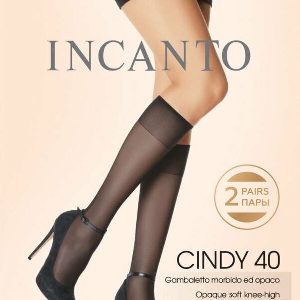 Гольфы Incanto Cindy цвет: naturel/натуральный, 40 den, 2 пары ТМ Incanto