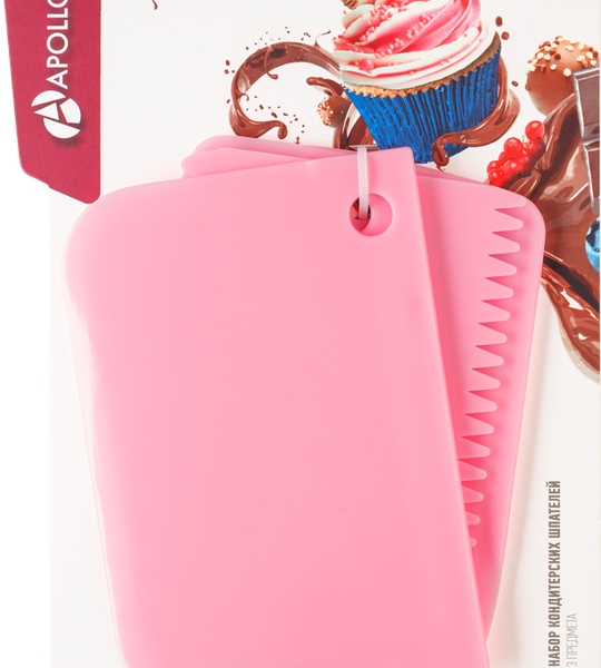 Набор кондитерских шпателей Apollo biscuit арт. BSC-01-L, 3 шт.