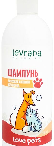 Levrana Love pets Шампунь для собак и кошек всех пород