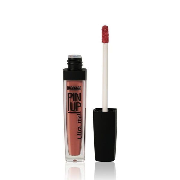 Блеск для губ LuxVisage Pin Up Ultra Matt т.18 Cream Praline 5 мл