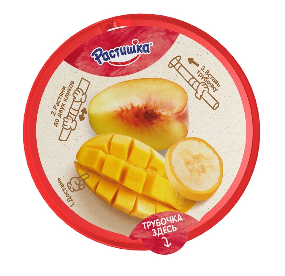 

Йогурт питьевой Растишка манго, банан, персик 2.8% без змж 190 г