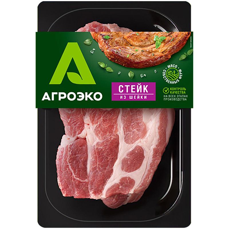 

Стейк Агроэко из шейки свинины 400 г
