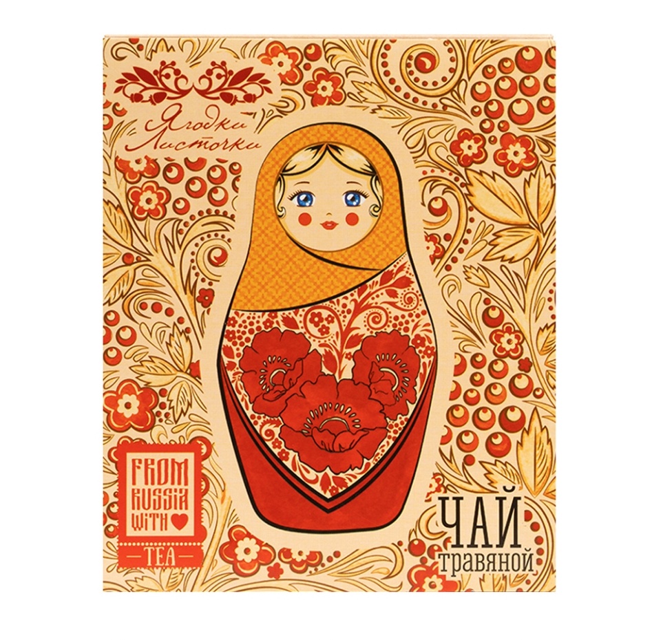 

Чай черный Ягодки-Листочки "Матрешка" 35 г Россия
