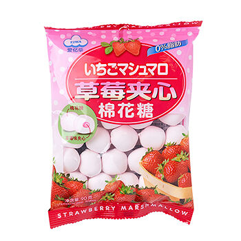 Зефир с клубничной начинкой Eiwa 90г, Китай