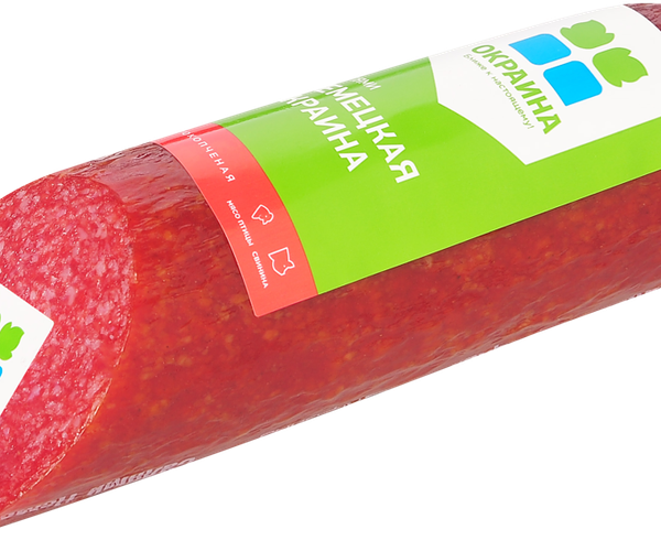 Колбаса ОКРАИНА Салями Немецкая с/к МГА вес 