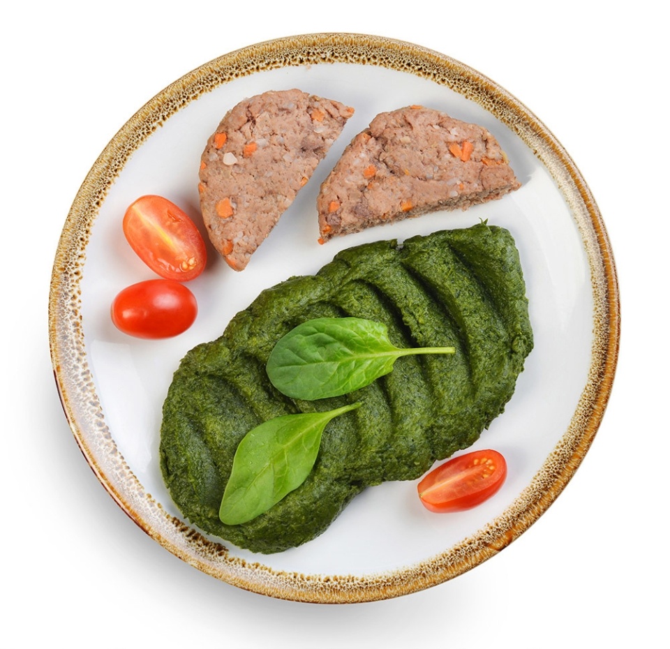 

Котлета паровая из телятины с пюре из шпината "Считаем калории" 210 г, Россия